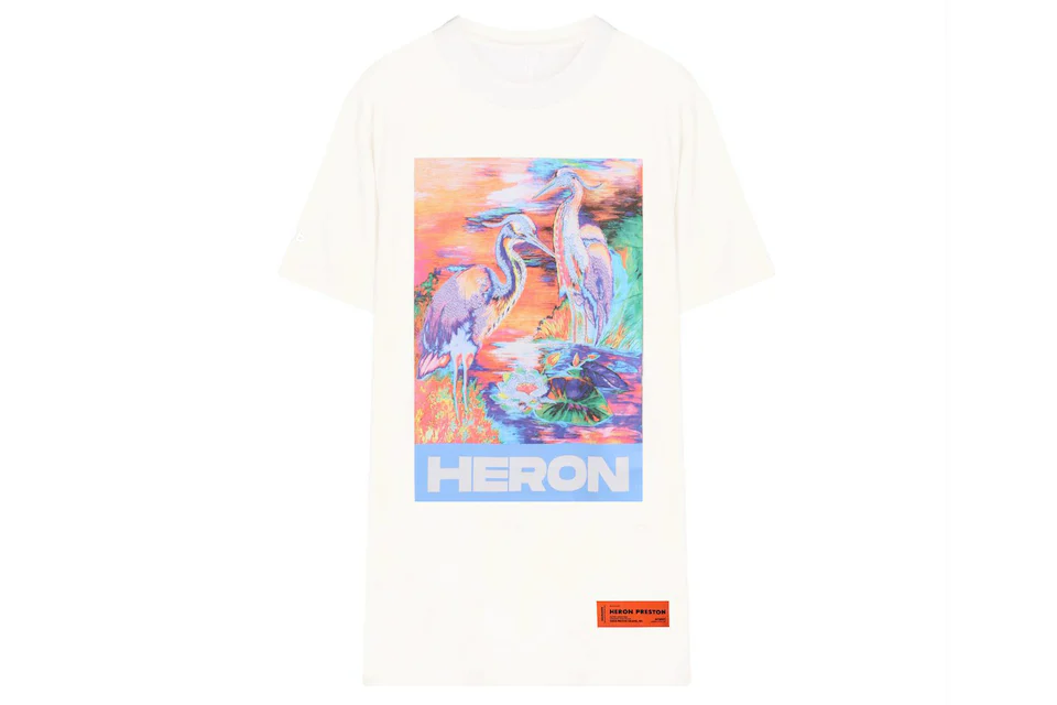 Heron Preston Print Oversized T-shirt White