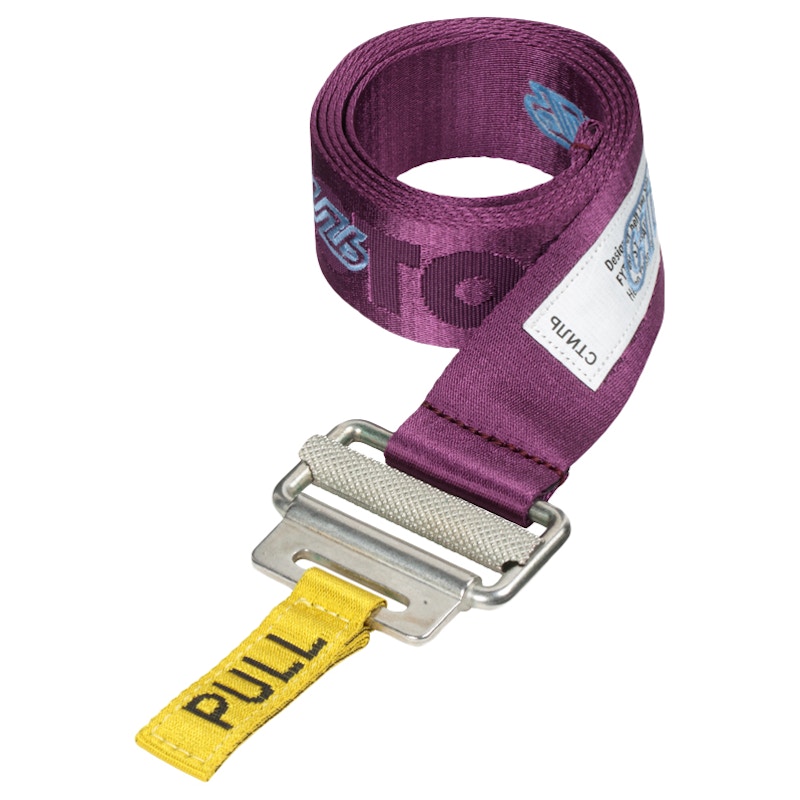 Heron Preston x Mr. Porter Jacquard Tape Belt (SS19) Purple Men's