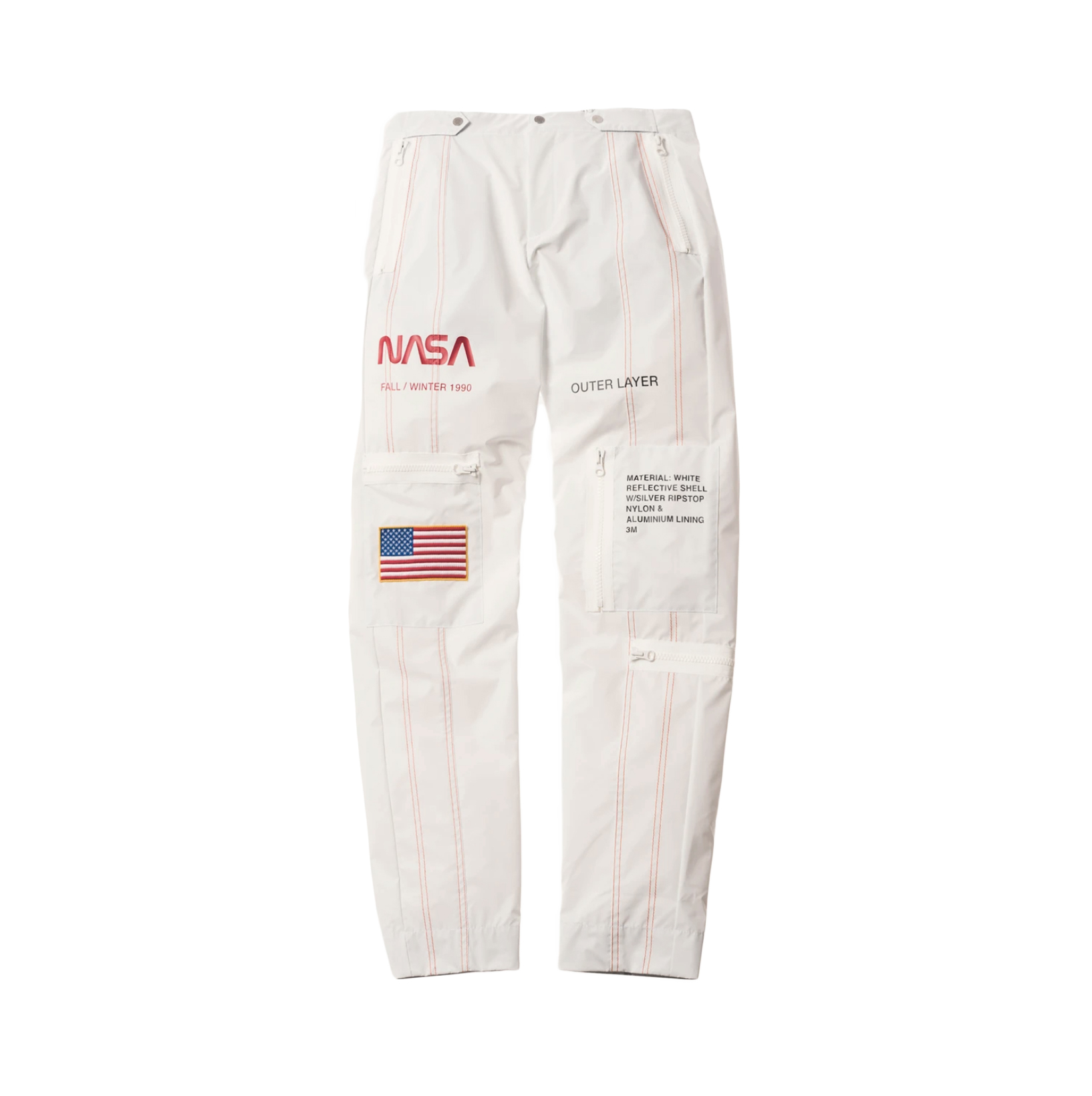 Heron Preston x NASA High Tech Pants White
