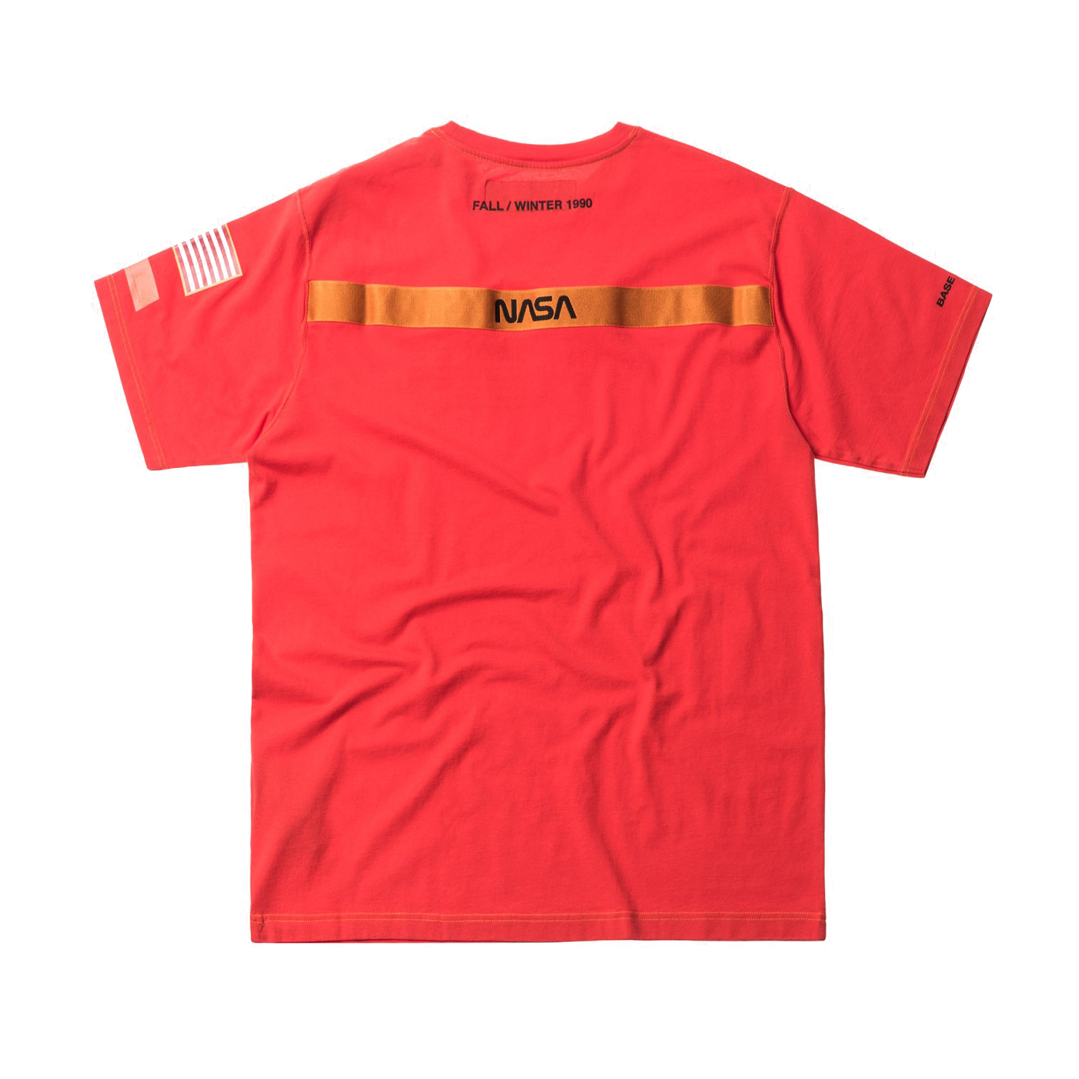 Heron Preston x NASA Jersey Tee Orange Men's - FW19 - US