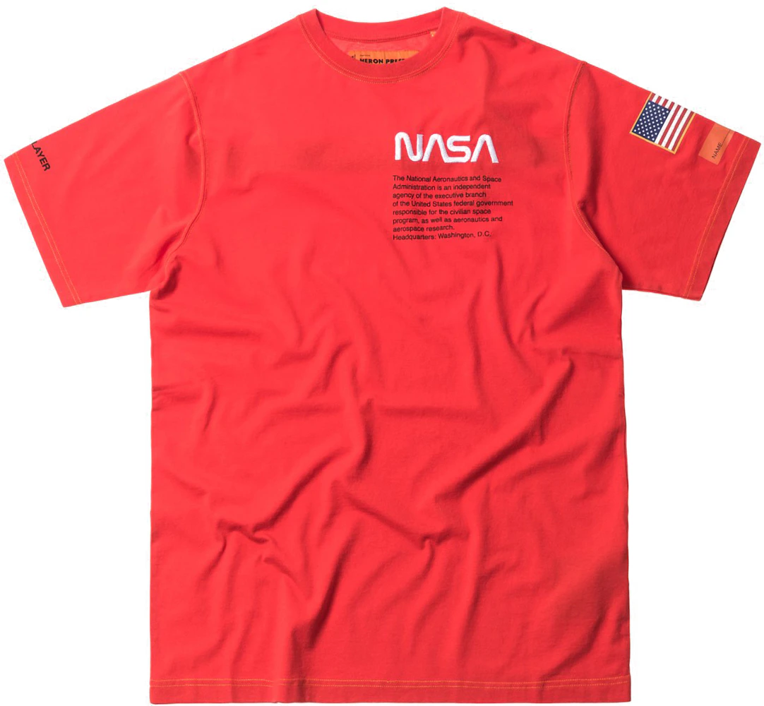 Suministro cocina cinturón Heron Preston x NASA Jersey Tee Orange - FW19 Men's - US