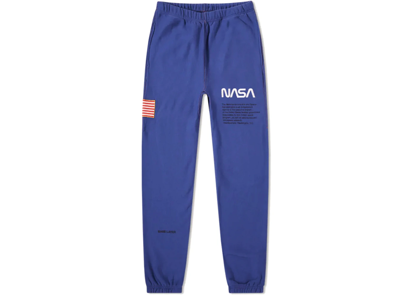 Heron Preston x NASA Sweat Pants Blue Men's - FW19 - US
