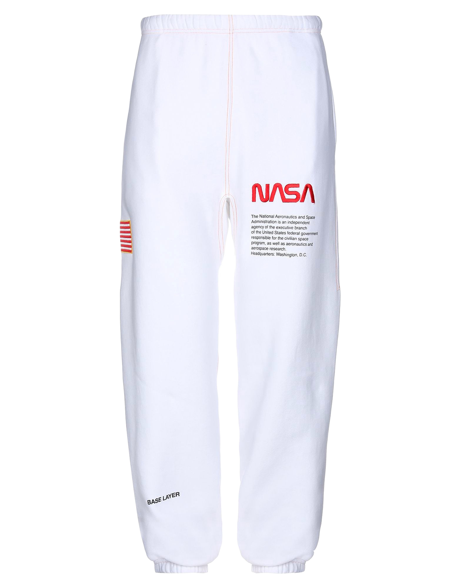 Heron Preston x NASA Sweat Pants White Men's - FW19 - US