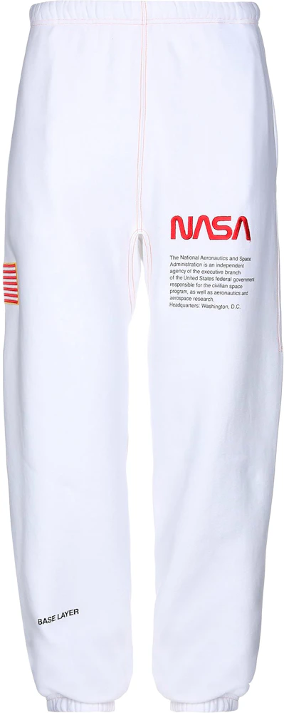 Picante Facturable Interpersonal Heron Preston x NASA Sweat Pants White - FW19 Men's - US