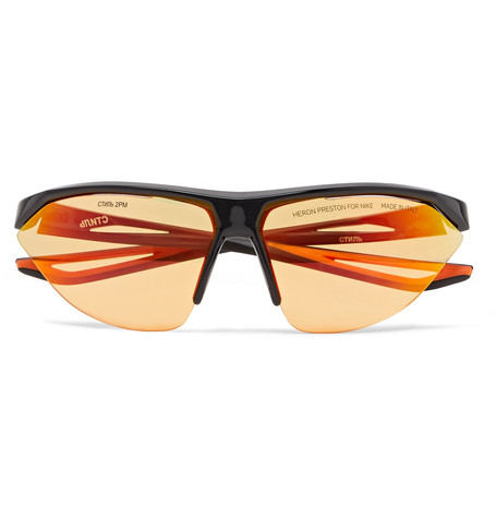 Heron Preston x Nike Tailwind Polycarbonate Sunglasses (SS19) Black/Orange