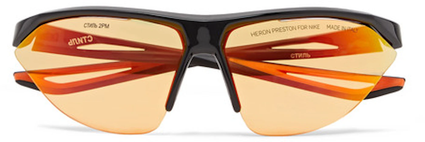 Heron Preston x Tailwind Polycarbonate Sunglasses (SS19) Black/Orange SS19 -