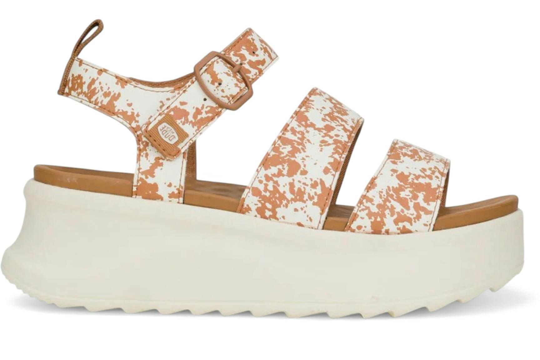 Hey Dude Delray Buckle Tan Cow (Women's) - 43199-25W - US