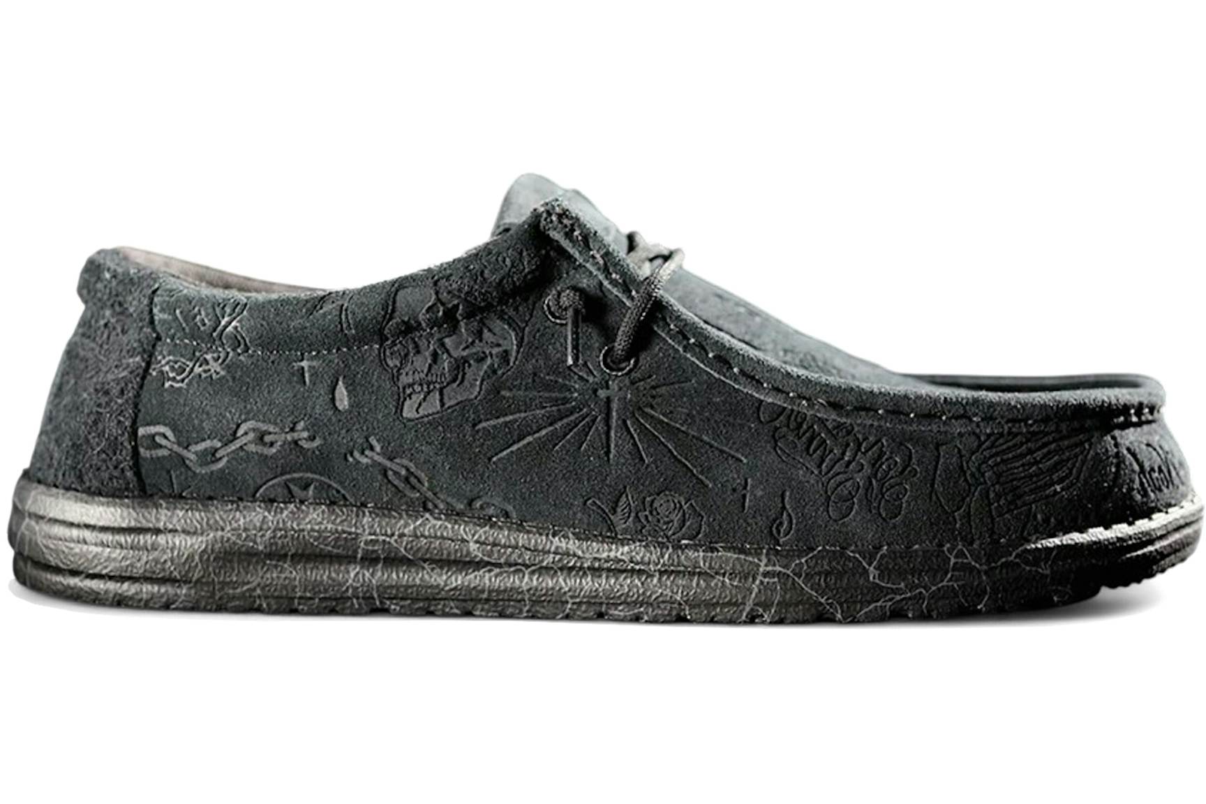 Hey Dude Jelly Roll Wally Black Ink Men's Sneakers US