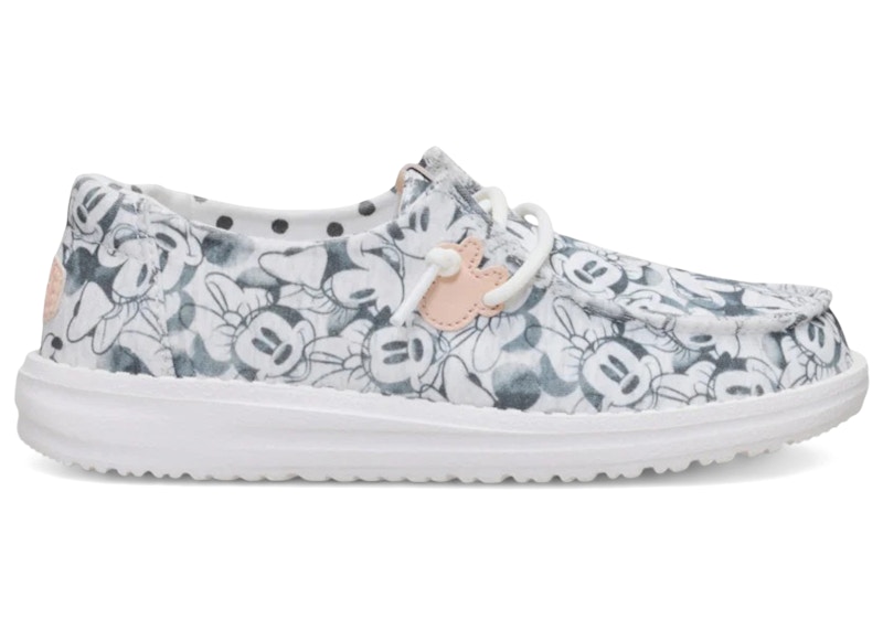 Hey Dude Wendy Disney Minnie Mouse Print Grey (GS) - 44954-1HK - US