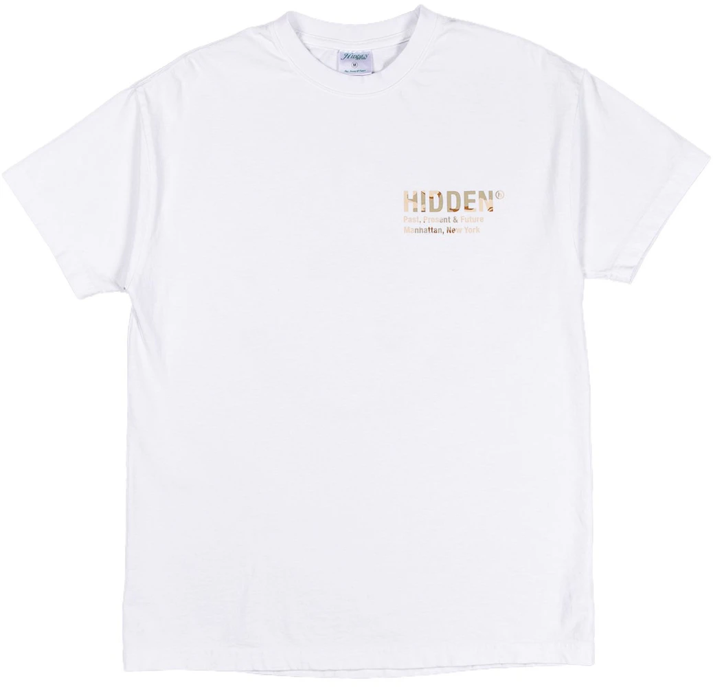Hidden NY Camo Logo T-shirt White Men's - SS21 - US