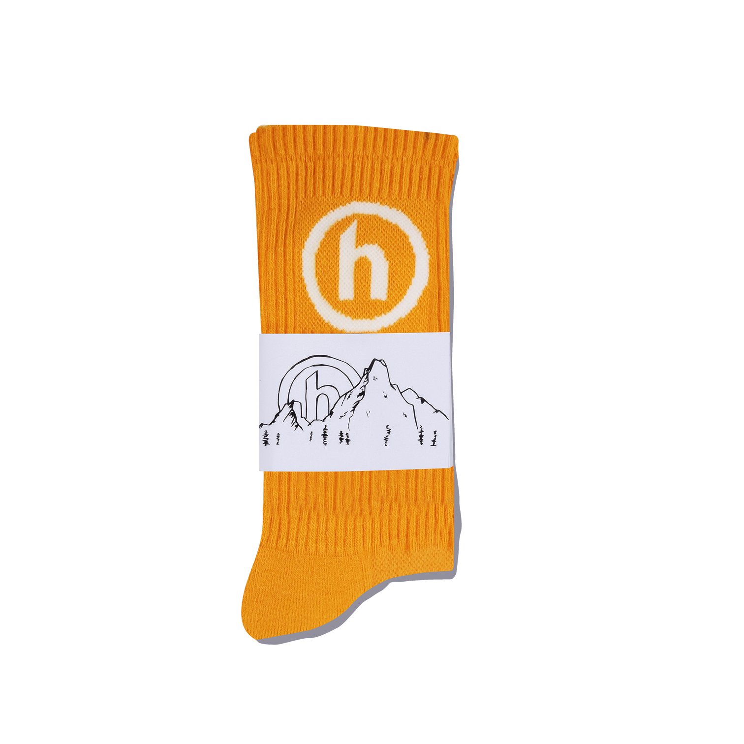 Hidden NY Crew Socks Orange