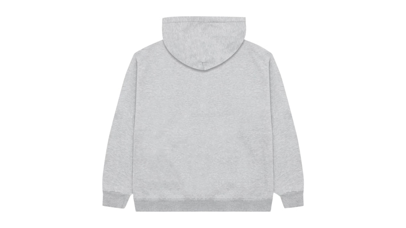 Hidden NY Embroidered Logo Hoodie Heather Grey Men's - SS25 - US