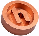 Hidden NY H Logo Round Tray Rust