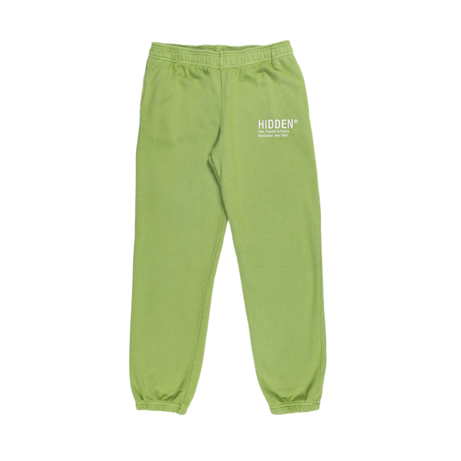 Hidden NY Logo Sweatpants Lime Men's - SS21 - GB