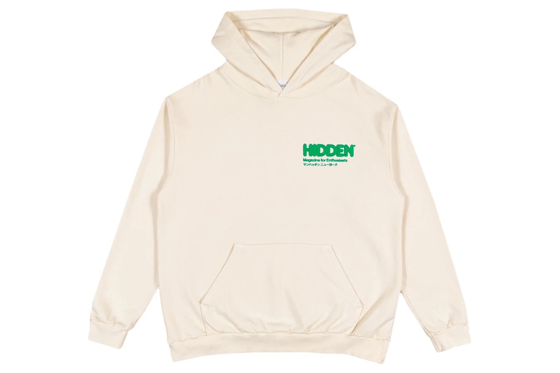 Pre-owned Hidden Ny Masthead Hoodie Natural