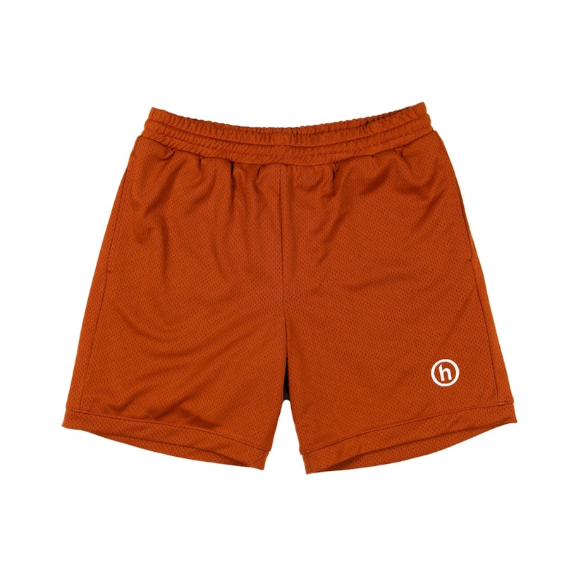 orange champion mesh shorts