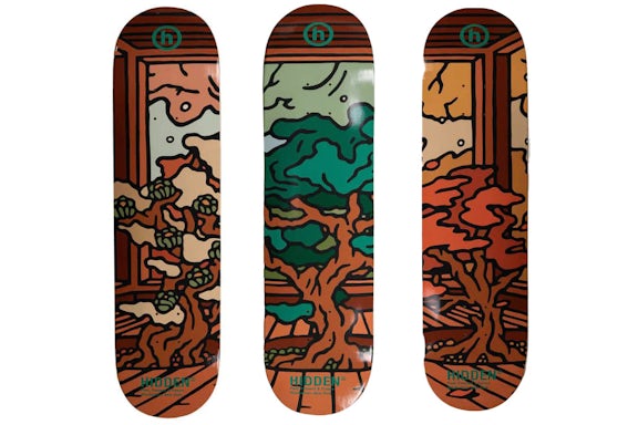 Hidden New Yorker Skateboard-Deck-Set aus Vergangenheit/Gegenwart/Zukunft