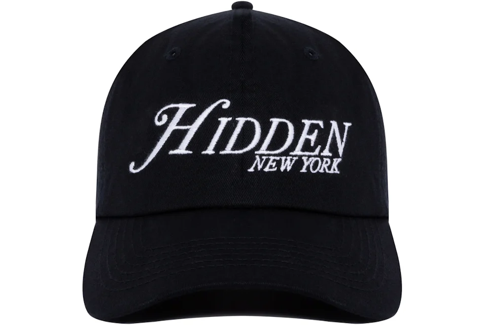 Hidden NY Script Hat Black
