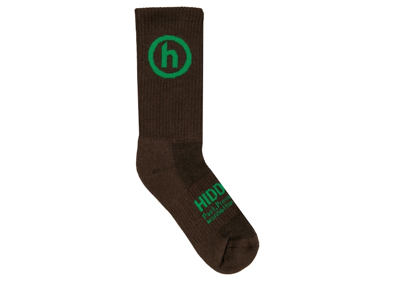 Hidden NY Socks Socks Brown/Green Men's - FW22 - US