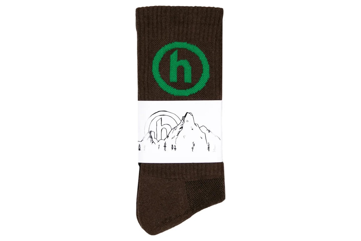 Pre-owned Hidden Ny Socks Socks Brown/green