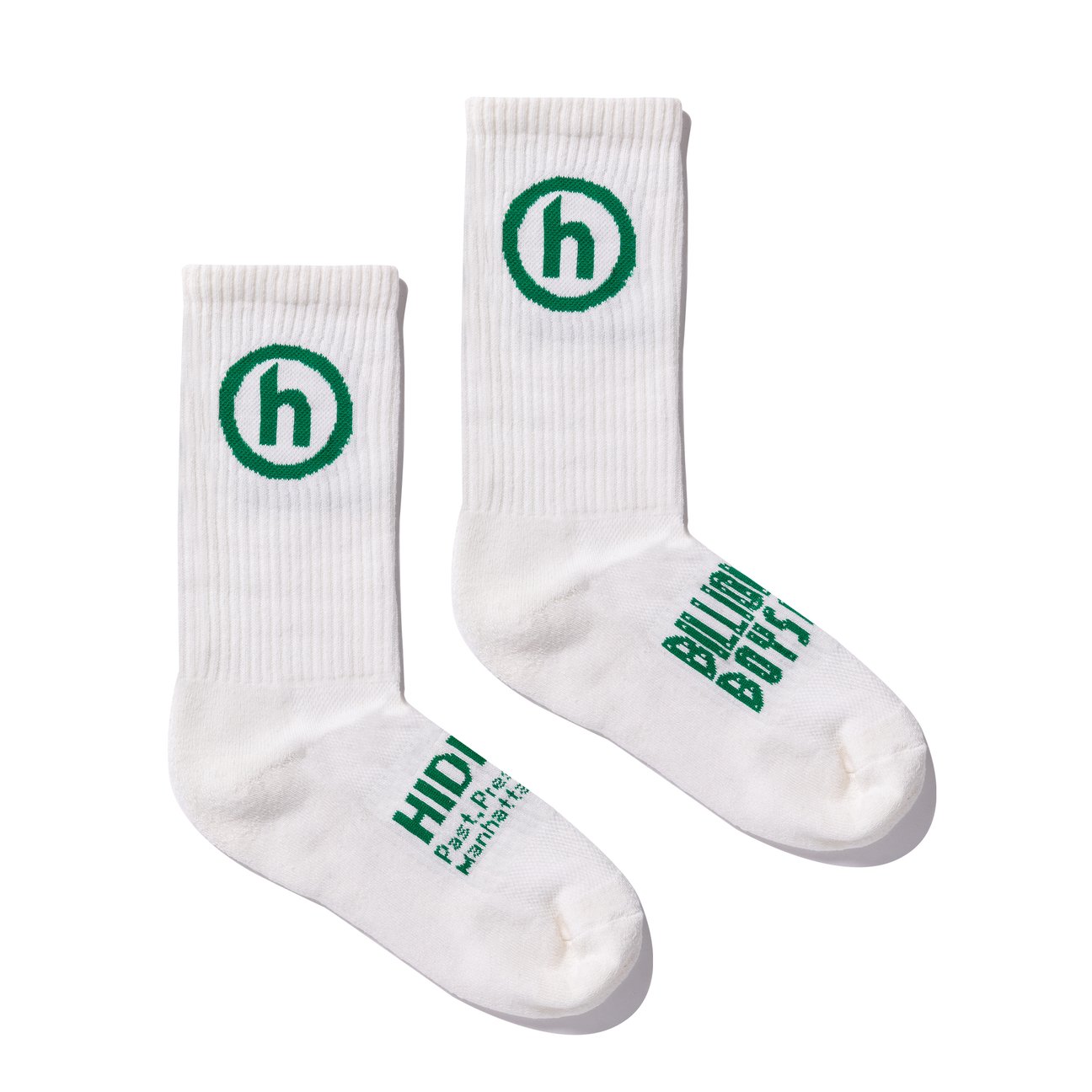 Hidden NY x Billionaire Boys Club Socks White/Green - FW20 - JP