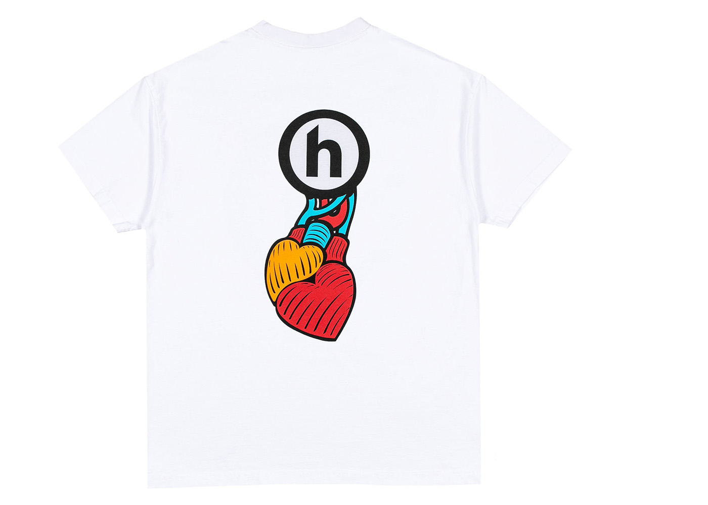 Hidden NY x N.E.R.D Heart T-shirt White Men's - FW22 - US