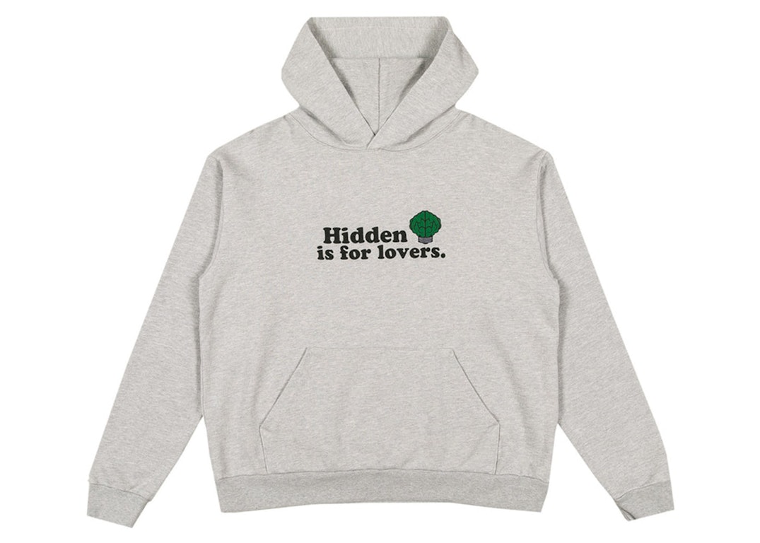 Pre-owned Hidden Ny X N.e.r.d Lovers Hoodie Heather Grey