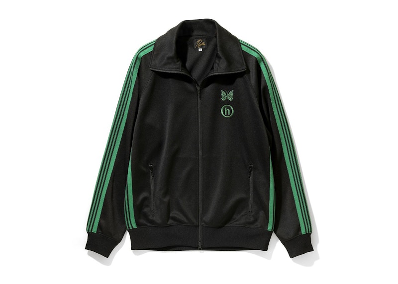 Hidden NY x Needles Track Jacket Black Green - SS22 Men's - US