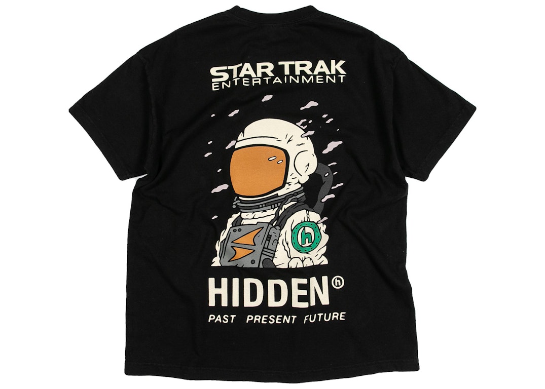 Pre-owned Hidden Ny X Star Trak Spaceman Tee Black