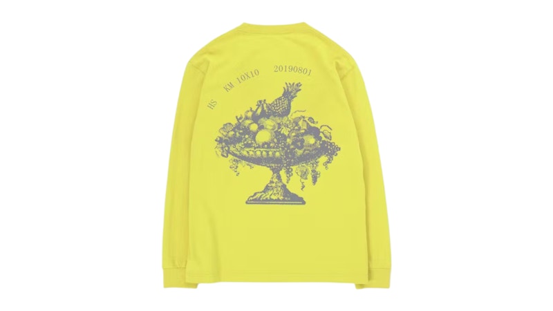 Highsnobiety x Keinemusik Fruit L/S Tshirt Yellow Men's SS25 US