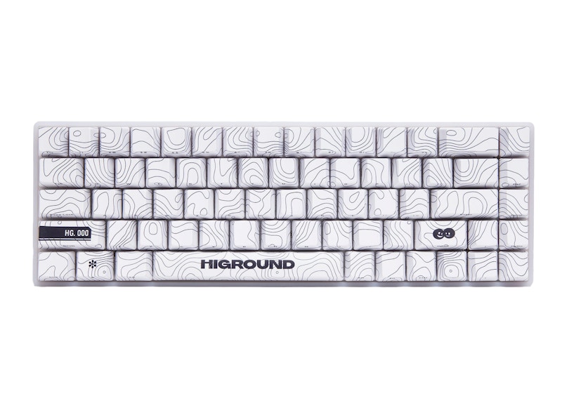 Higround Snowstone Keyboard Black/White - JP