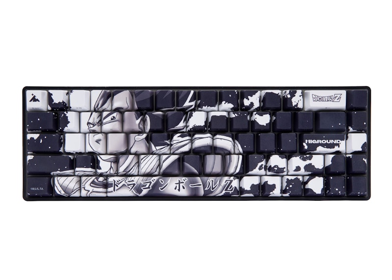 Higround x Dragon Ball Z Vegeta Basecamp Keyboard Black/White