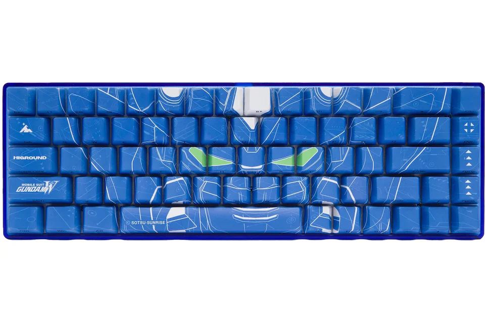 Higround x Gundam Wing Basecamp 65 Admiral Keyboard Blue