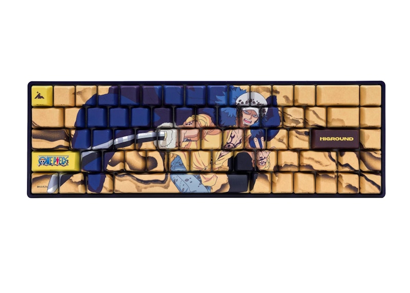 Higround x One Piece Law Performance Base65 Keyboard Blue/Yellow