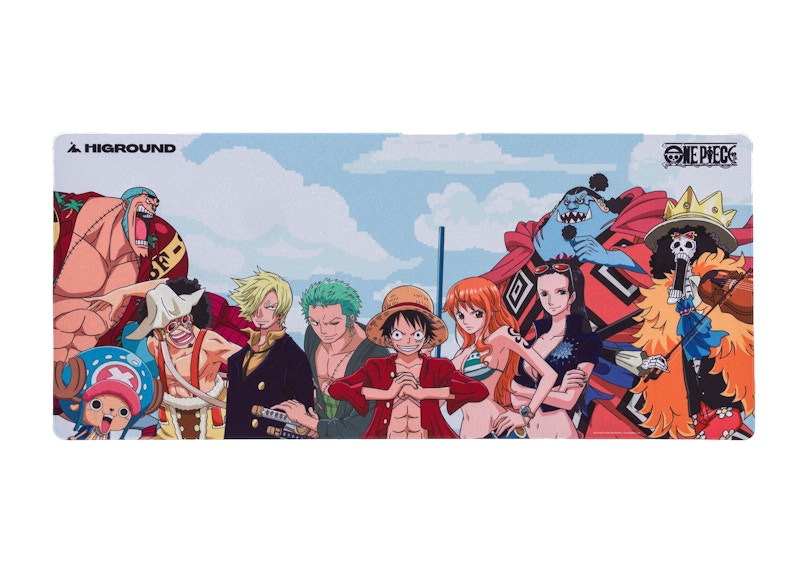 Higround x One Piece Straw Hat Crew Mousepad Mousepad White/Black - US