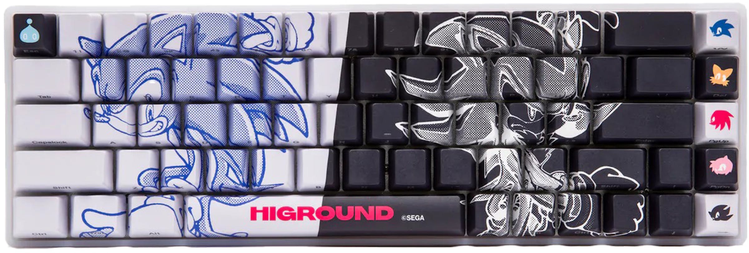 Higround x Sonic the Hedgehog Adventure Keyboard Gray/Black - US