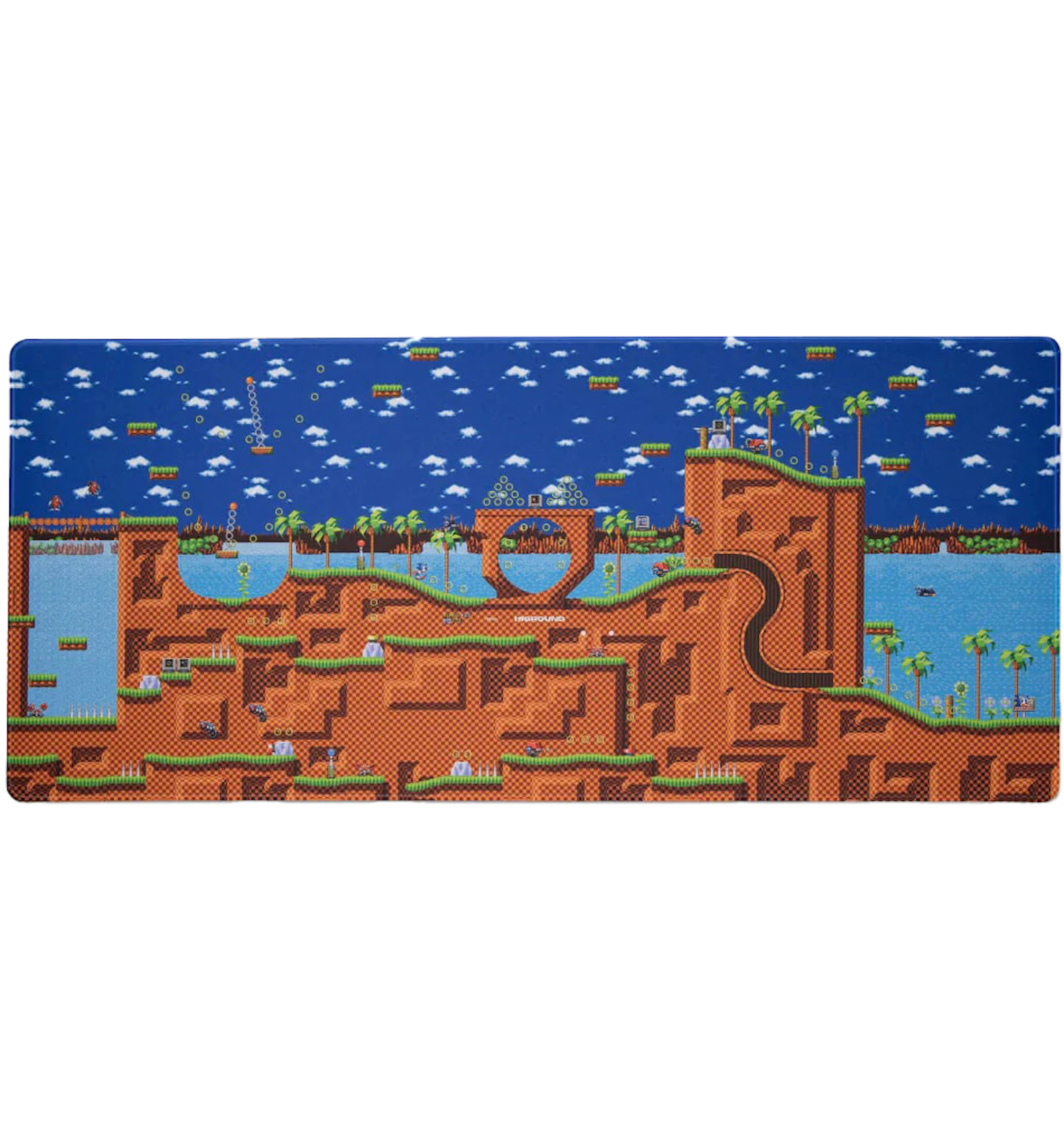 Higround X Sonic The Hedgehog Green Hill Zone Mousepad Blue Brown It Higround X Sonic The Hedgehog Green Hill Zone Mousepad Blue Brown It