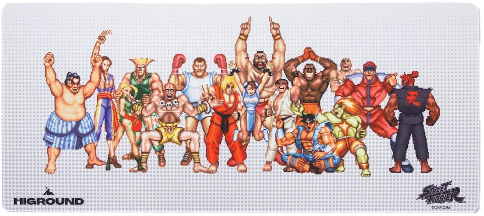Wall Sticker Street Fighter Guile Pixel Art