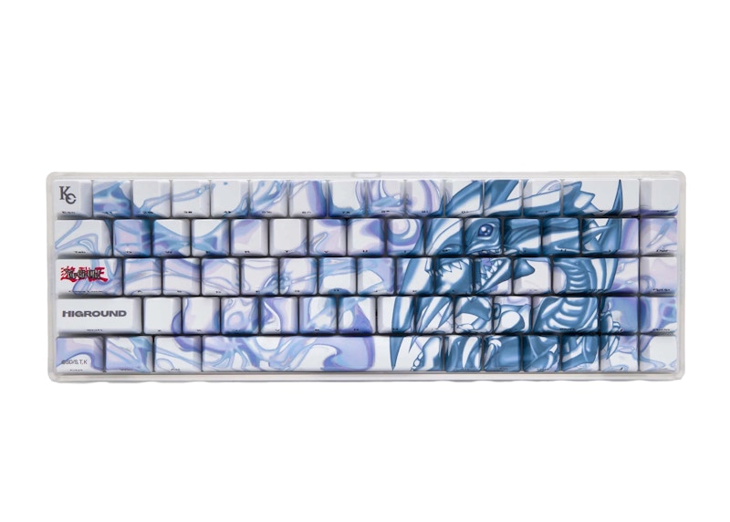 Higround x YuGiOh Blue Eyes White Dragon Performance Base65 Keyboard Blue/White CN