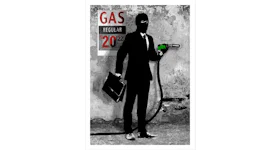 Hijack Fuel-Ish Spending Print (Signed, Edition of 25) Green