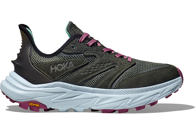 Pre-owned Hoka Anacapa 2 Freedom (women's) Sneakers In Outer Orbit/overcast In Gray
