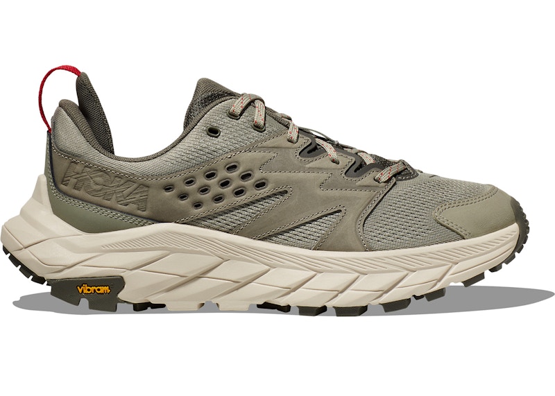 HOKA Men's Anacapa Breeze Low Running Shoes in Barley/Oat Milk - 1127920-BYT