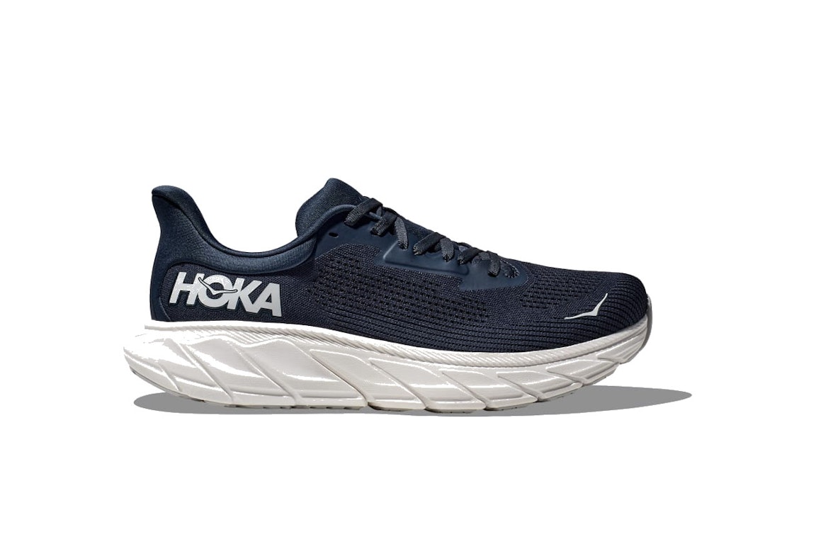 Pre-owned Hoka One One Arahi 7 Outerspace White In Outerspace/white