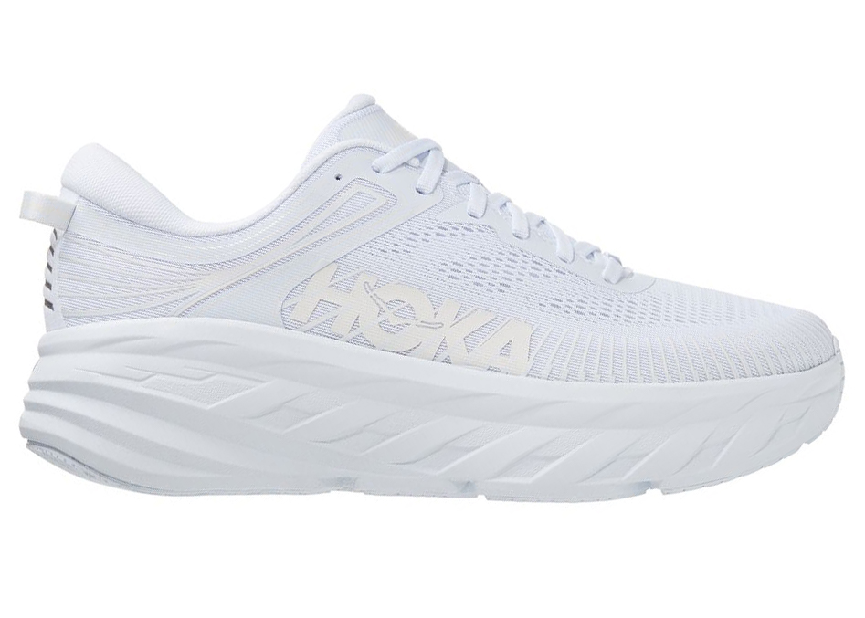 Hoka One One Bondi 7 White Men's - 1110518-WWH - US