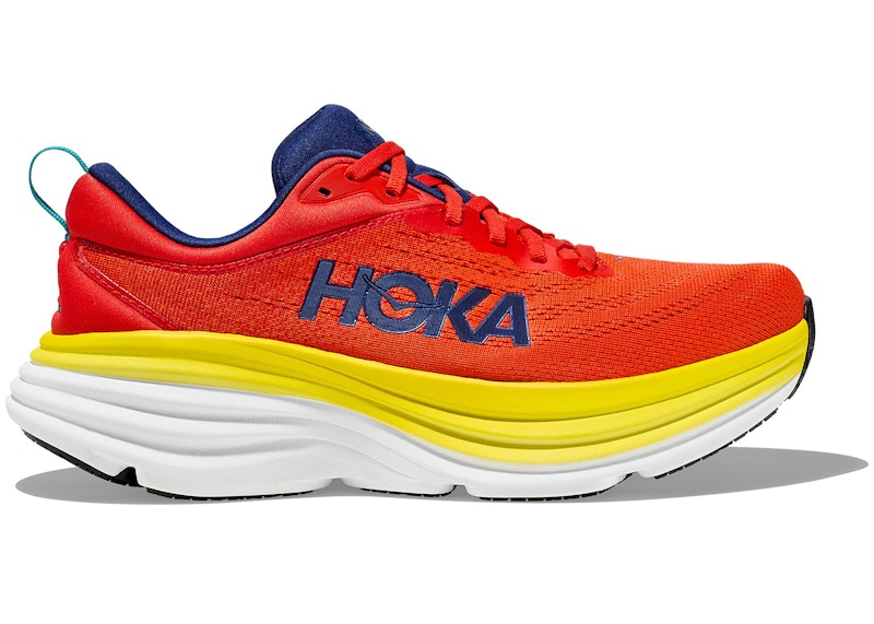 Hoka One One Bondi 8 Red Alert Flame