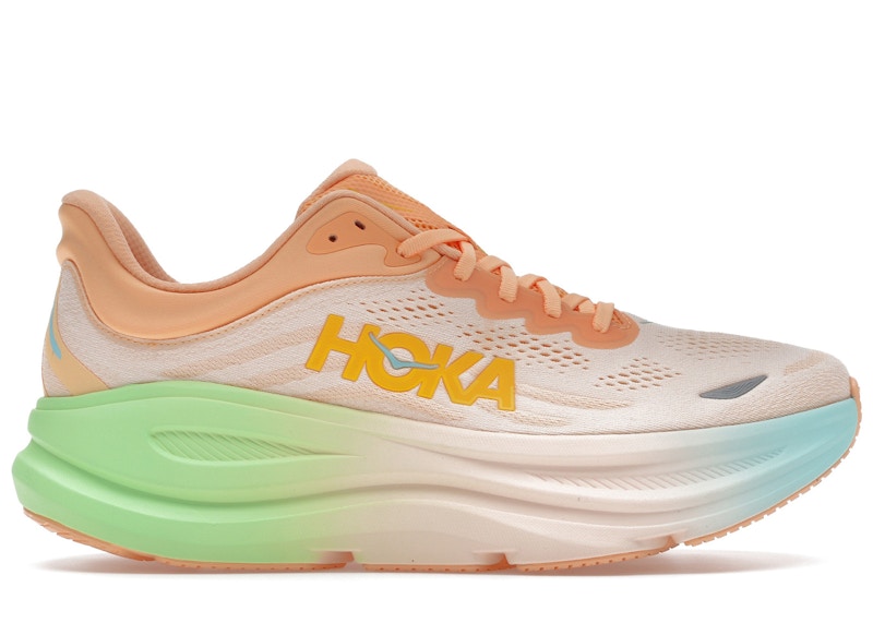 Hoka One One Bondi 9 Frost Pale Tangerine