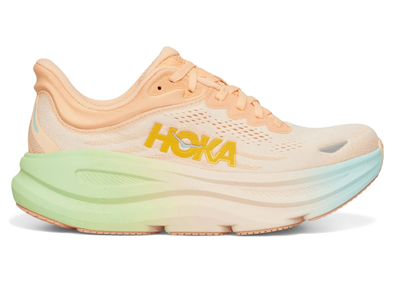 Hoka One One Bondi 9 Frost Pale Tangerine (Women's)