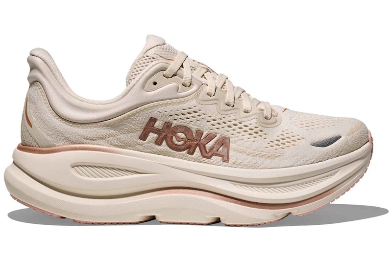 Hoka One One Bondi 9 Oat Milk Rose Gold (Women's) - 1162012-OSG - US