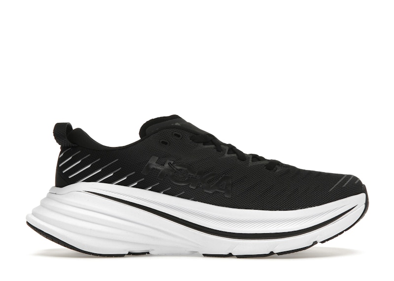 Pre-owned Hoka Bondi X (women's) Sneakers In Black/white In Multi
