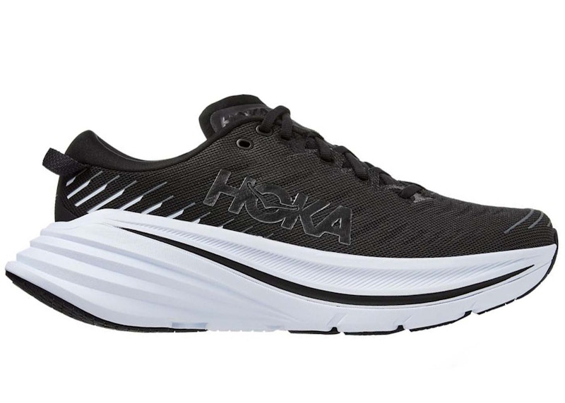 Hoka One One Bondi X Black White Men's - 1113512-BWHT - US